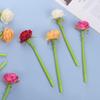 2Pcs Cute Rose Flower Silicone Neutral Pen Office School Supplies Stationery Creative Sweet Pretty Lovely Soft Pen