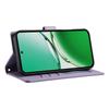 For Oppo Reno14 5G (Global) Case Rhombus Stitching Wallet Stand Leather Phone Cover with Long/Short Strap