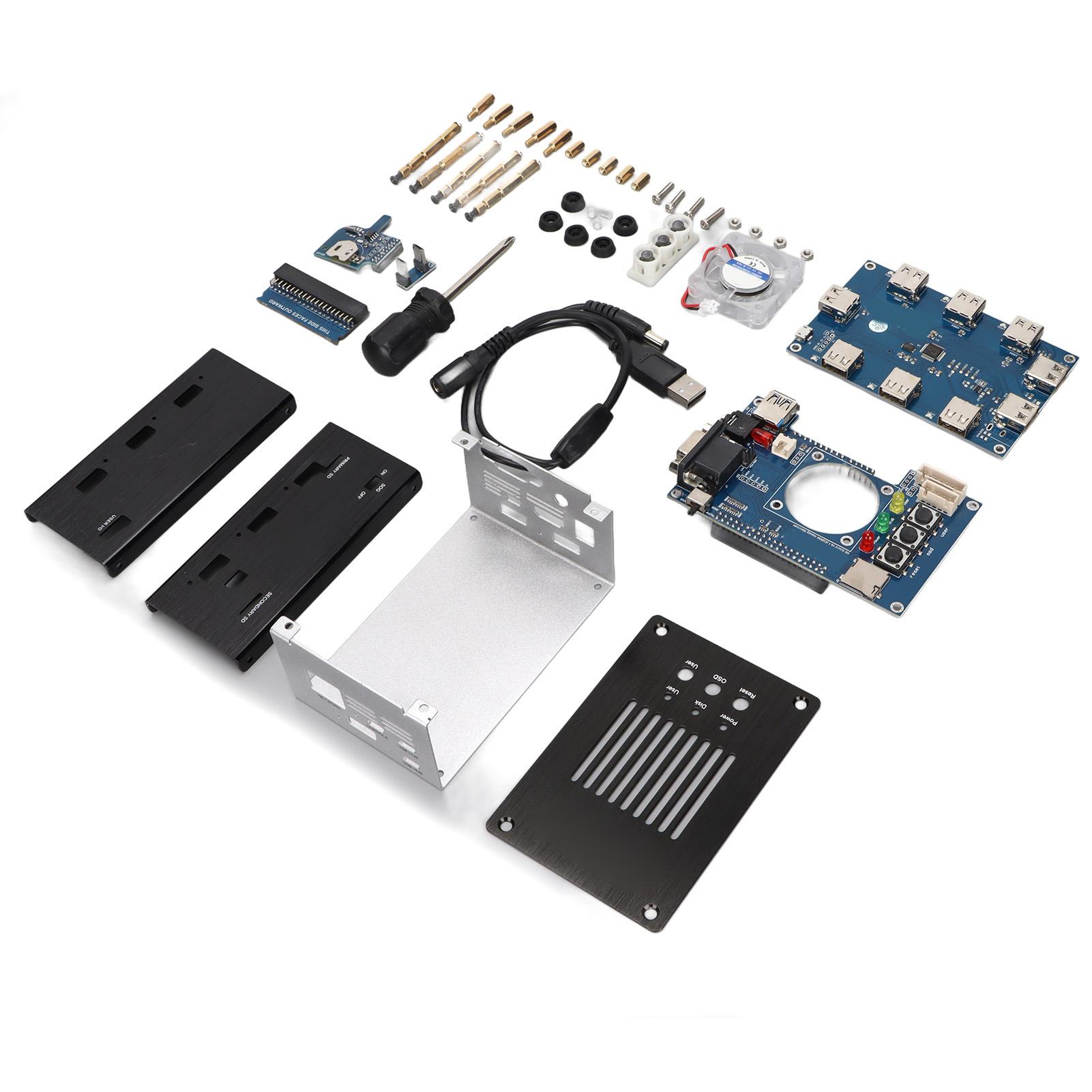 

DIY Metal Housing Kit 128mb Stable Durable USB Hub V2.1 IO Board V6.1 Mister FPGA Metal Housing Set
