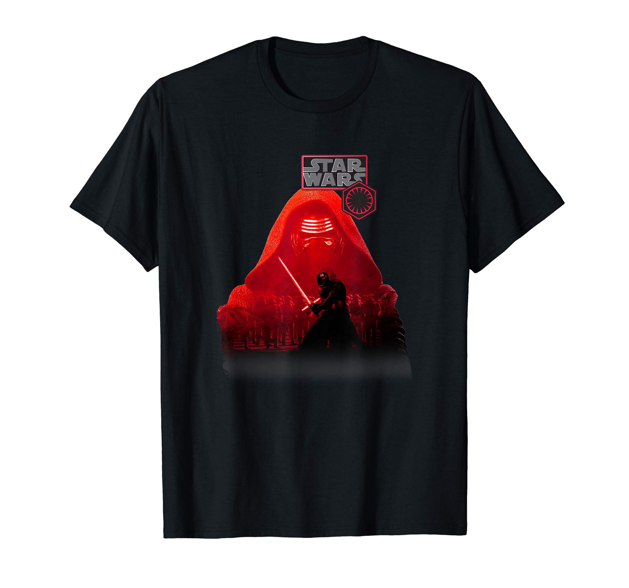Star Wars The Force Awakens Kylo Ren Silhouette Chest Poster T-Shirt 4580₽