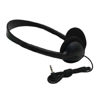 Super Lightweight 3.5mm Wire Headphones Noise Isolating Design 103dB Sensitivity Comfortable ABS Headphones for Gamers