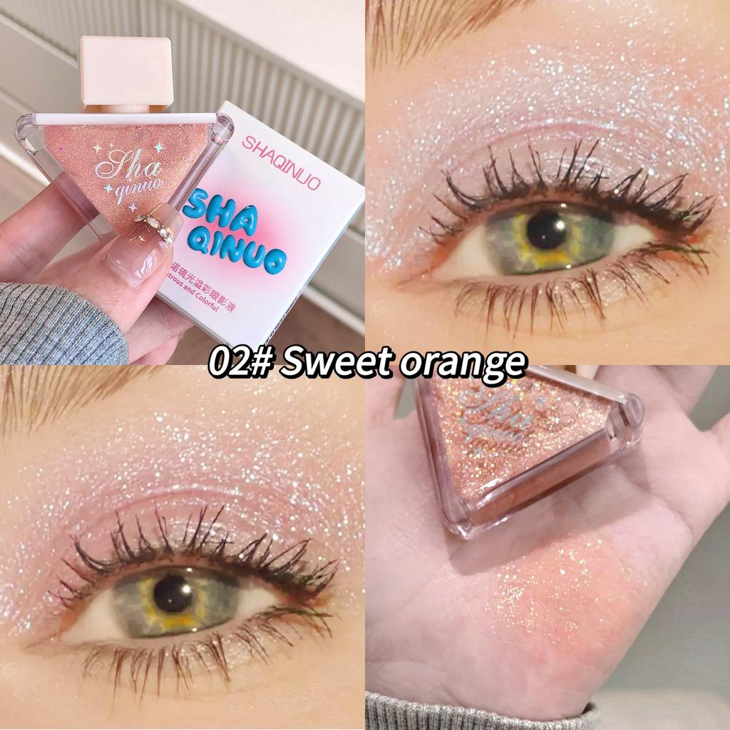 SHAQINUO Schimmernde und farbenfrohe Lidschattenflüssigkeit