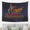 Treaty Oak Revival Neon Retro Tapestry Vintage American Motel Style Wall Hanging for Country Rock Music Fans Bedroom Decor