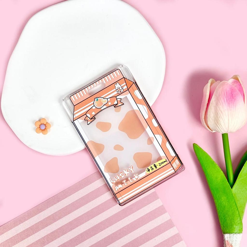 Student Fun Transparent Card Covers Spring Rope Cartoon Meal Card Case Game Cards Protection Covers Lanyard Credit Card Holder