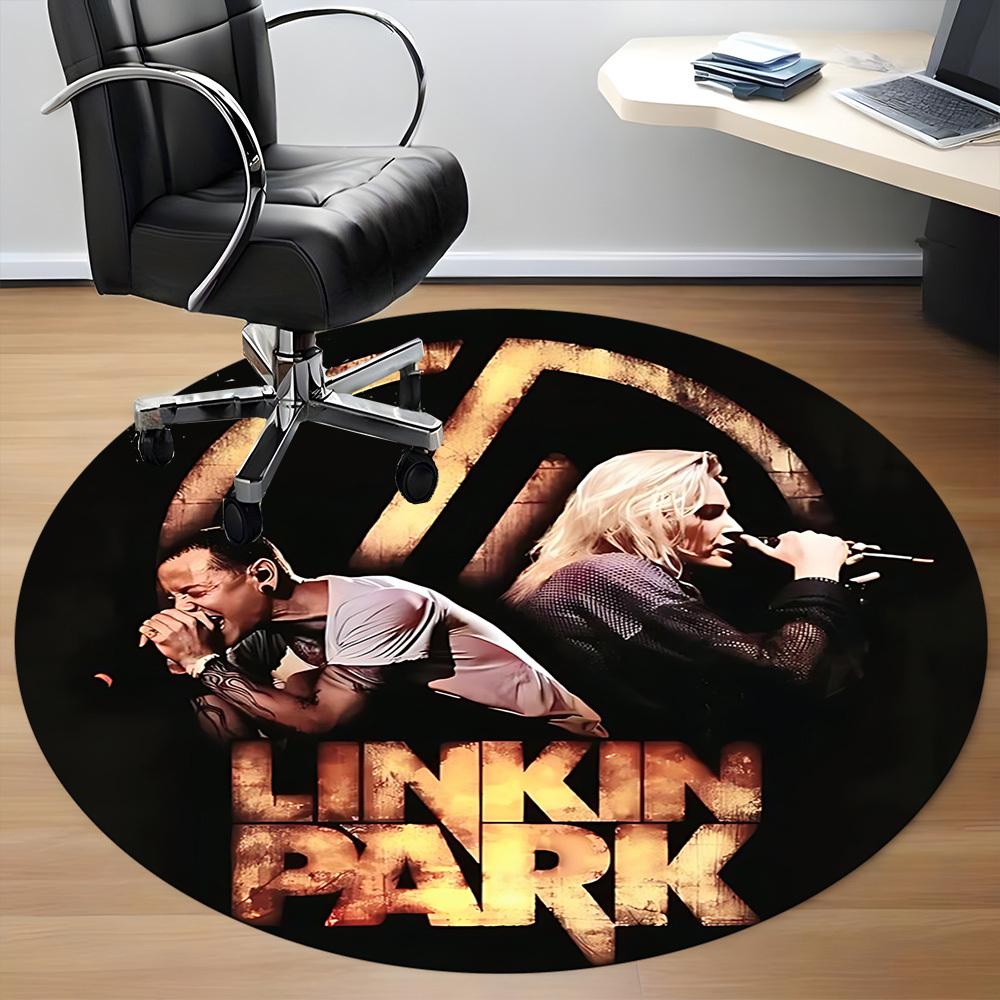1pc Linkin Park Band MerchandiseChair Carpet for Office, Non-slip, Soft and Durable Office Rug, Perfect for Office Yy250925275