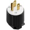1Pcs Male/Female Ends Extension Cord Ends Connector 15A 125V 5-15P/5-15R Straight Blade Cord Connector
