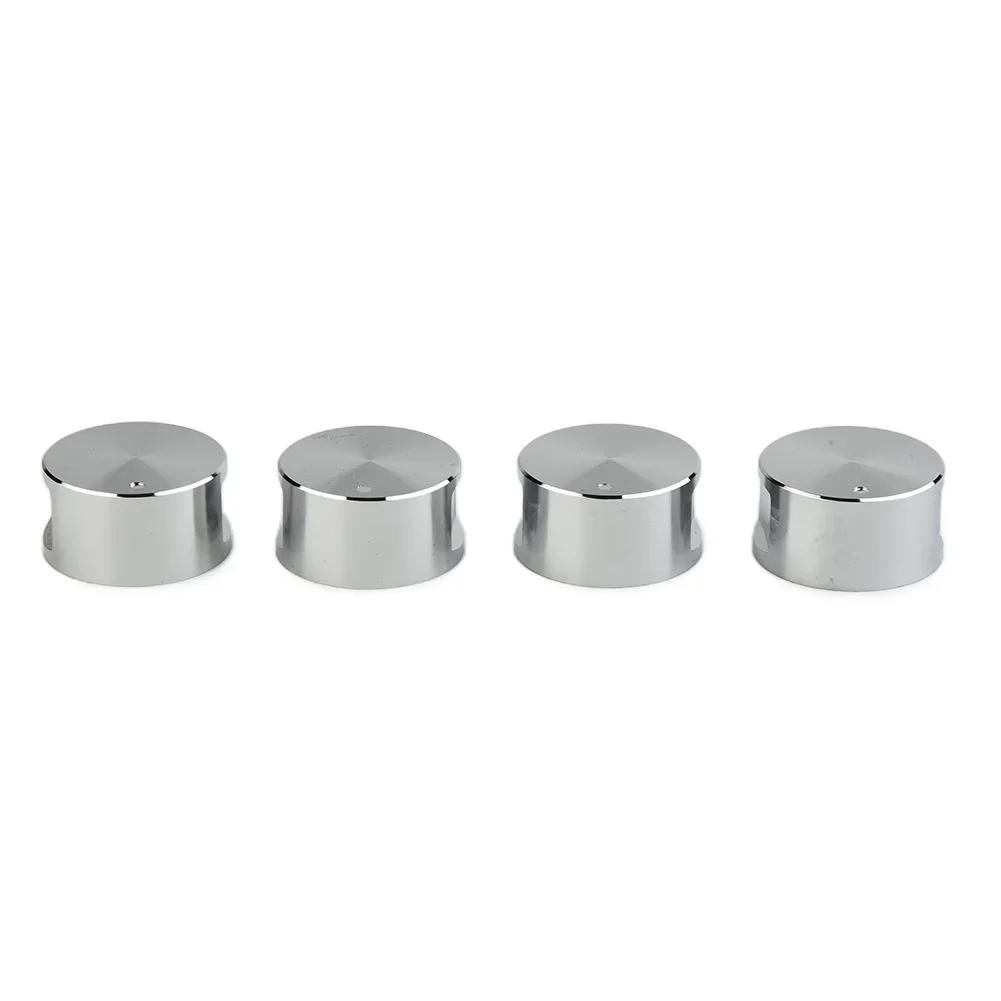 4PCS Rotary Switches Aluminum Alloy Round Knob Gas Cooktop Handle Kitchen Accessories Kitchen Cooktop, Gas Cooktop, Ovens