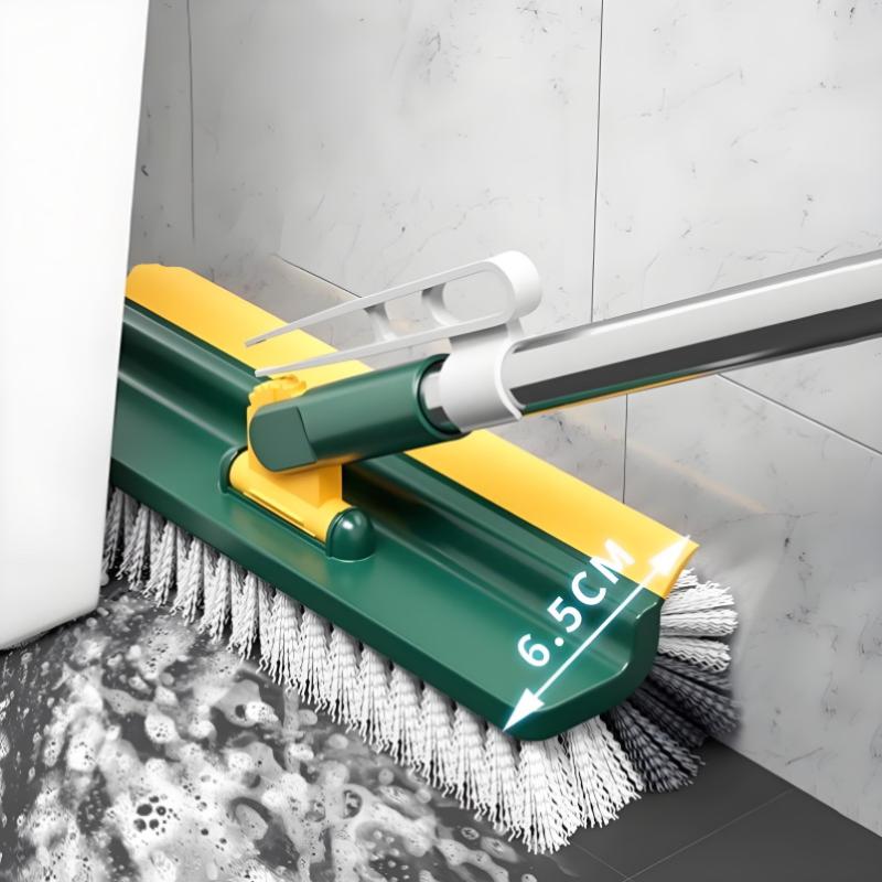 Floor Scrub Brush 3 In 1 Long Handle Removable Adjustable Wiper Broom Tools Tile Magic Squeegee Cleaning Kitchen Bathroom Brush