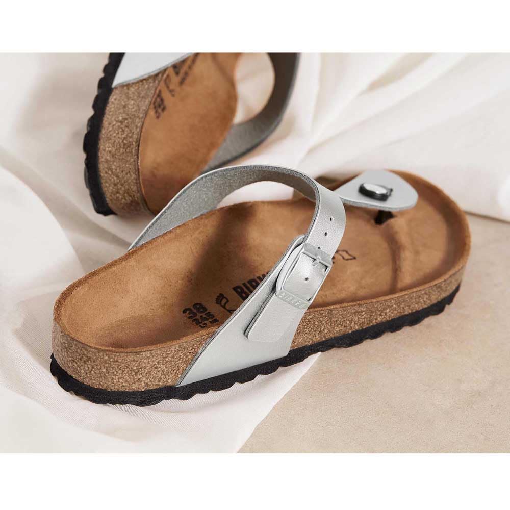 BIRKENSTOCK Gizeh Sandals Silver EU 40