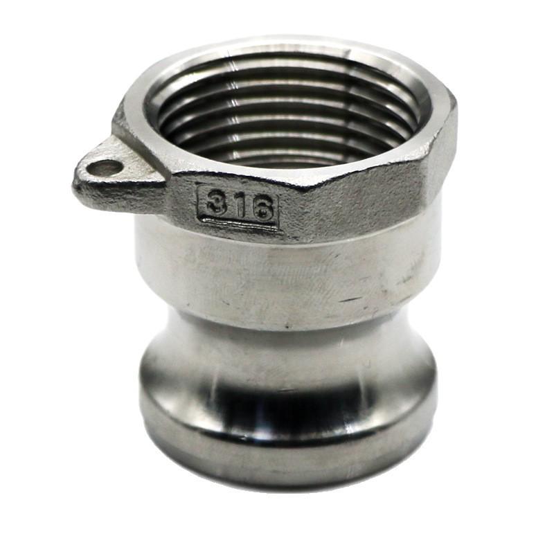 Stainless Steel Type A Lever High-Pressure Quick Connector with Internal Thread