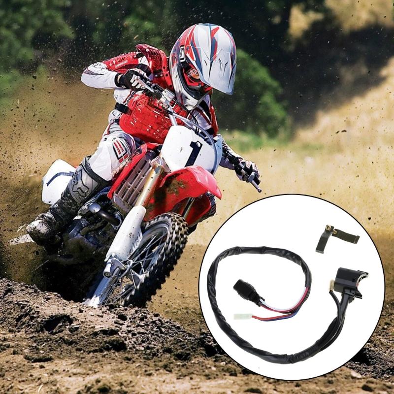 Motorcycle Universal Stop Start Kill Switch Button With Indicator Light