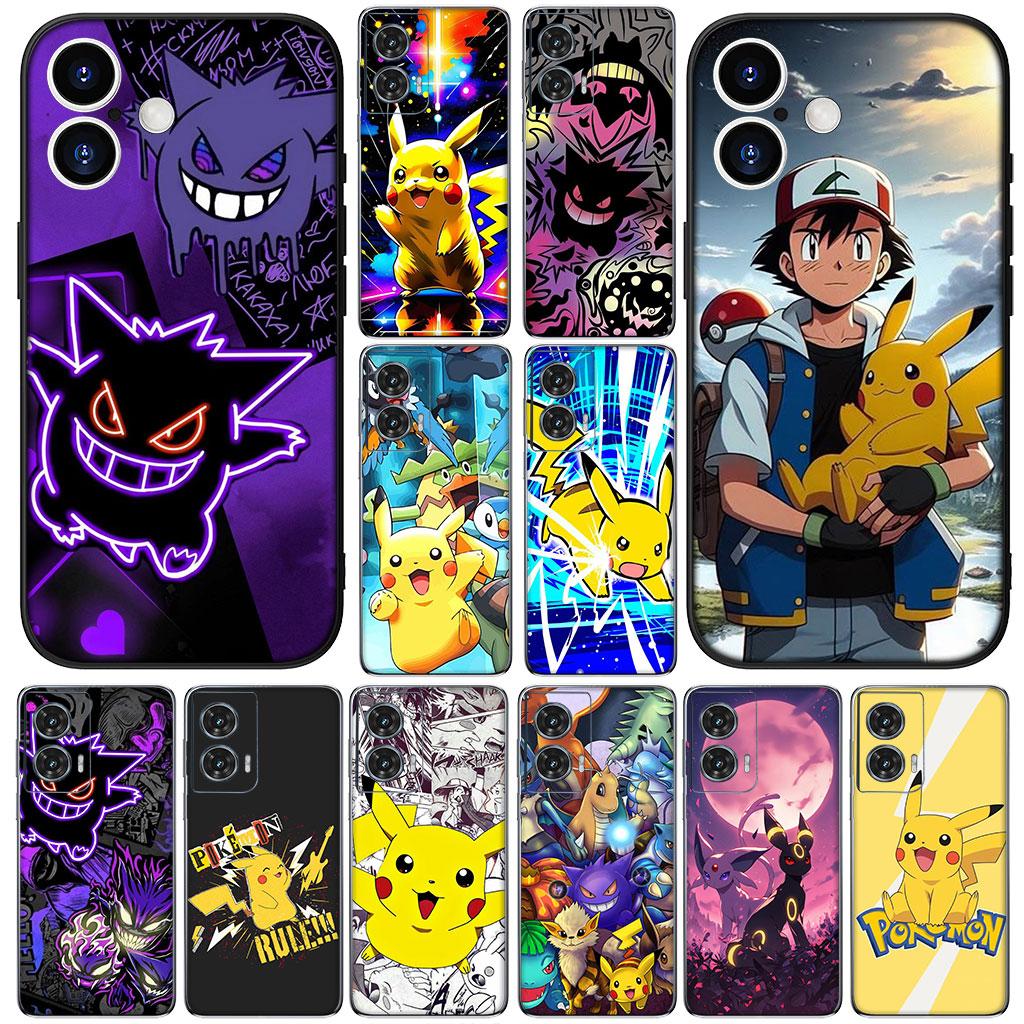 Phone Cover P-Pokemons GO Gengar P-Pikachus for Xiaomi Redmi Note 12 10 11 9 8 Pro 10C 12C 9T 9A Note11 Note12 5G 4G Soft Case