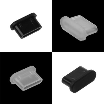5 Stück Typ-C Staubschutz USB-Ladeanschluss-Schutz Silikonabdeckung für Samsung Huawei Smartphone-Zubehör ADM