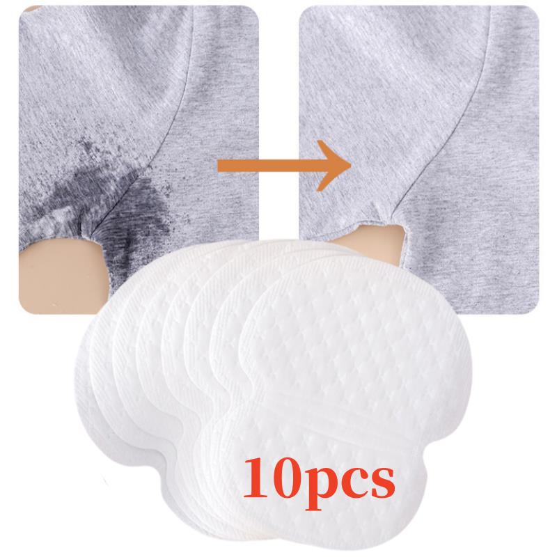 10-50pcs Unisex Summer Sweat Pads Deodorants Underarm Anti Perspiration Sweat Pads Disposable Armpit Absorb Useful Shield Pads