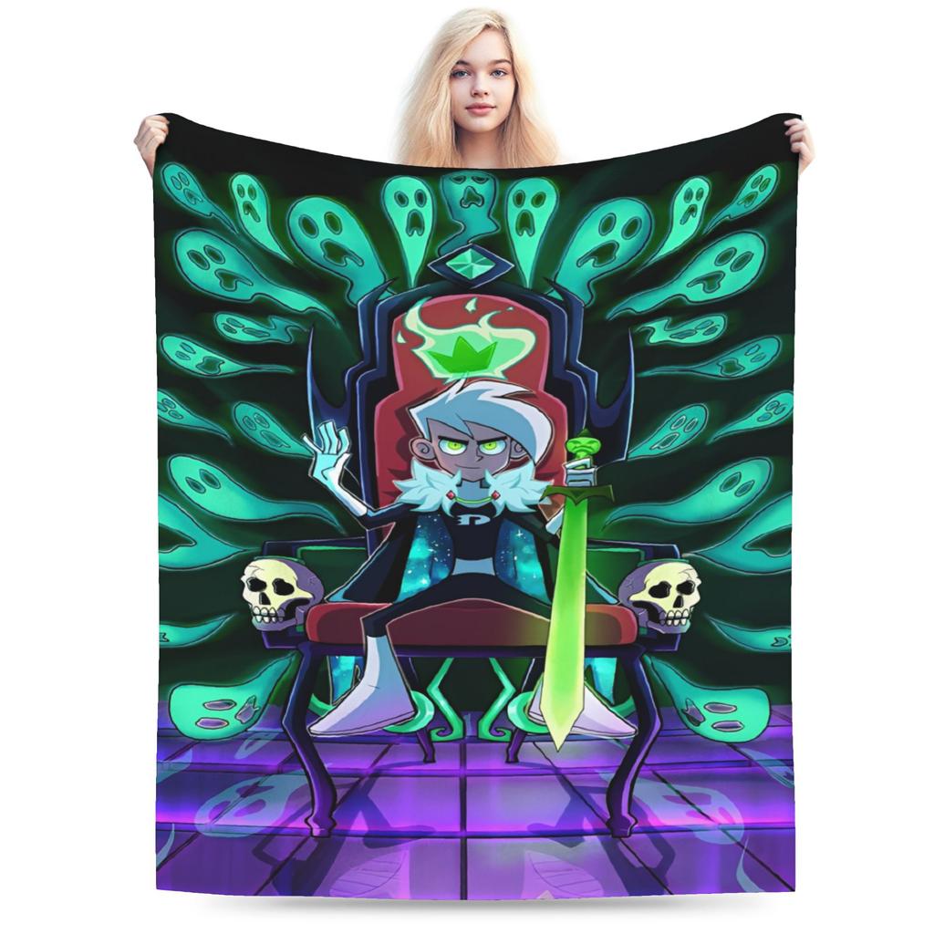 Cozy Dannys Phantoms Blanket Merch Sofa Decorative Blanket Throw Super Warm Flannel for Car