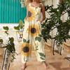 Womens Casual Overalls Jumpsuits Adjustable Straps Sleeveless Summer Cute Comfy Rompers With Pocket