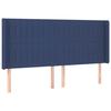 VidaXL Tête de Lit à LED Meuble de Chambre à Coucher Accessoire de Lit Double Tête de Cadre de Lit Intérieur Bleu 3124306
