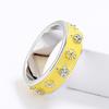 European and American Palace Style Retro Enamel Women's Ring Three dimensional Pattern Crown Literary Personality Ring