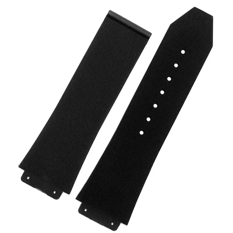 Silicone Watch Band for HUBLOT Hengbao HB Yubo Classic Fusion Big Bang Waterproof Rubber Watch Band Convex Mouth 26 * 19mm