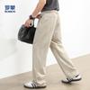 LOMON Men's Tencel Linen Casual Pants