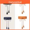 Modern Feminine Fringe Rope Waist Belt With Handmade Detailing For Boho Style Women