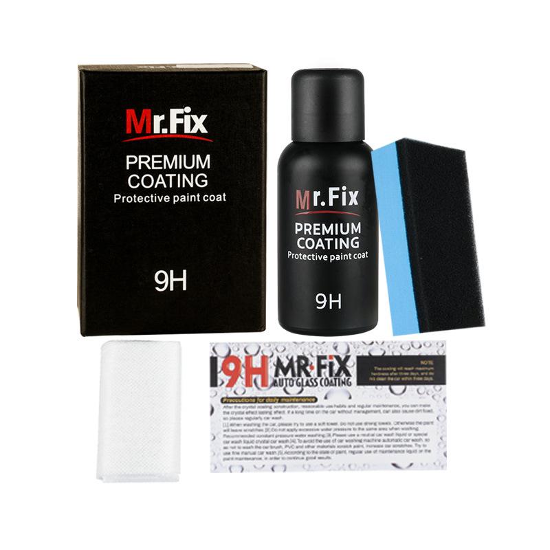 

Black Mr. Fix 9H Nano Ceramic Coating - Hydrophobic, Non-Flammable, Scratch-Resistant Paint Surface Protection