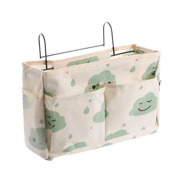 Nordic Creative Fabric Hanging Bedside Storage Bag - Bunk Bed Dormitory Organizer
