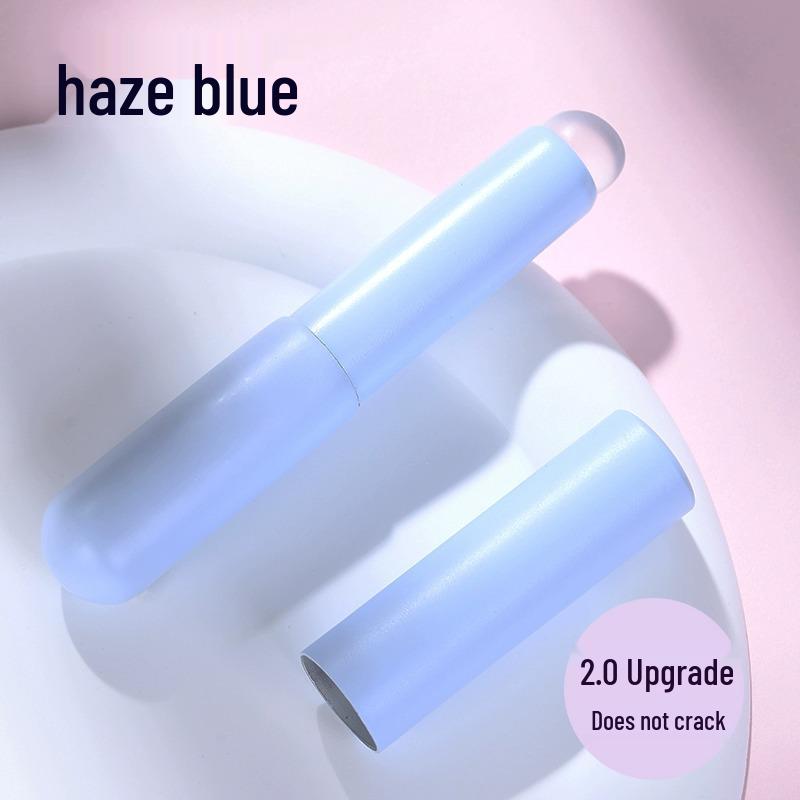 

Силиконовая кисть для губ с крышкой - Q-Soft, Портативная, Маленькая круглая головка для растушевки помады, консилера и макияжа для начинающих.