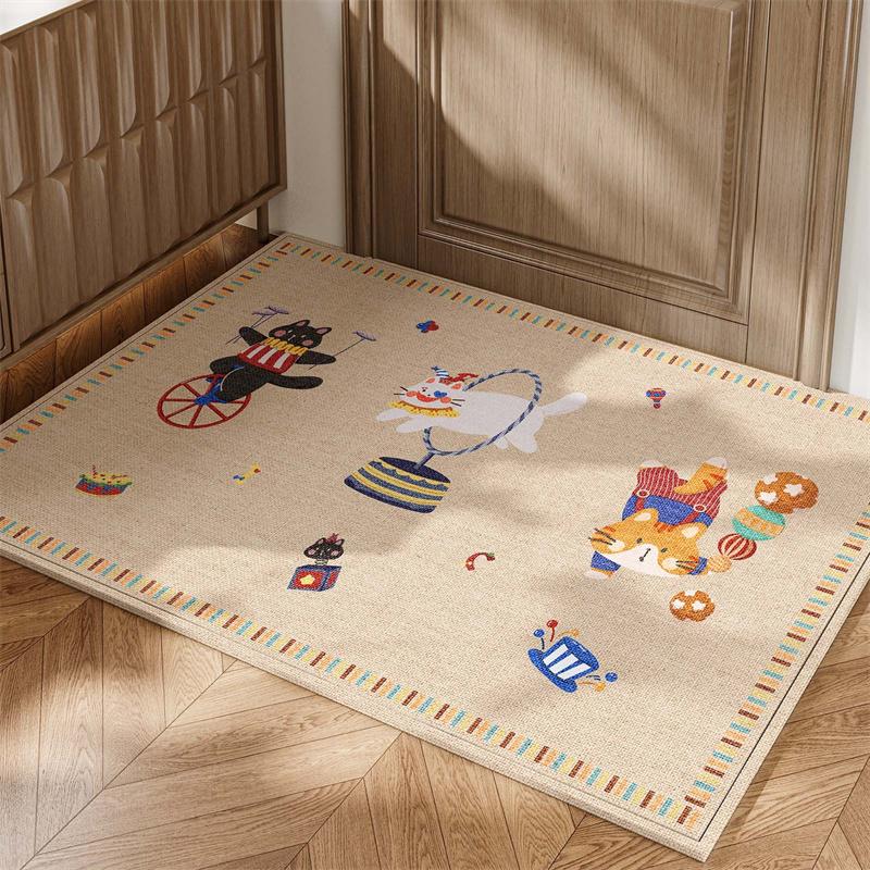 Eingangsteppich Toilettenmatte Badezimmer Rutschfest Stark Saugfähig Toilettentür Bodenmatte Saugfähig Toilette Badezimmer Badezimmerteppich Kieselgur