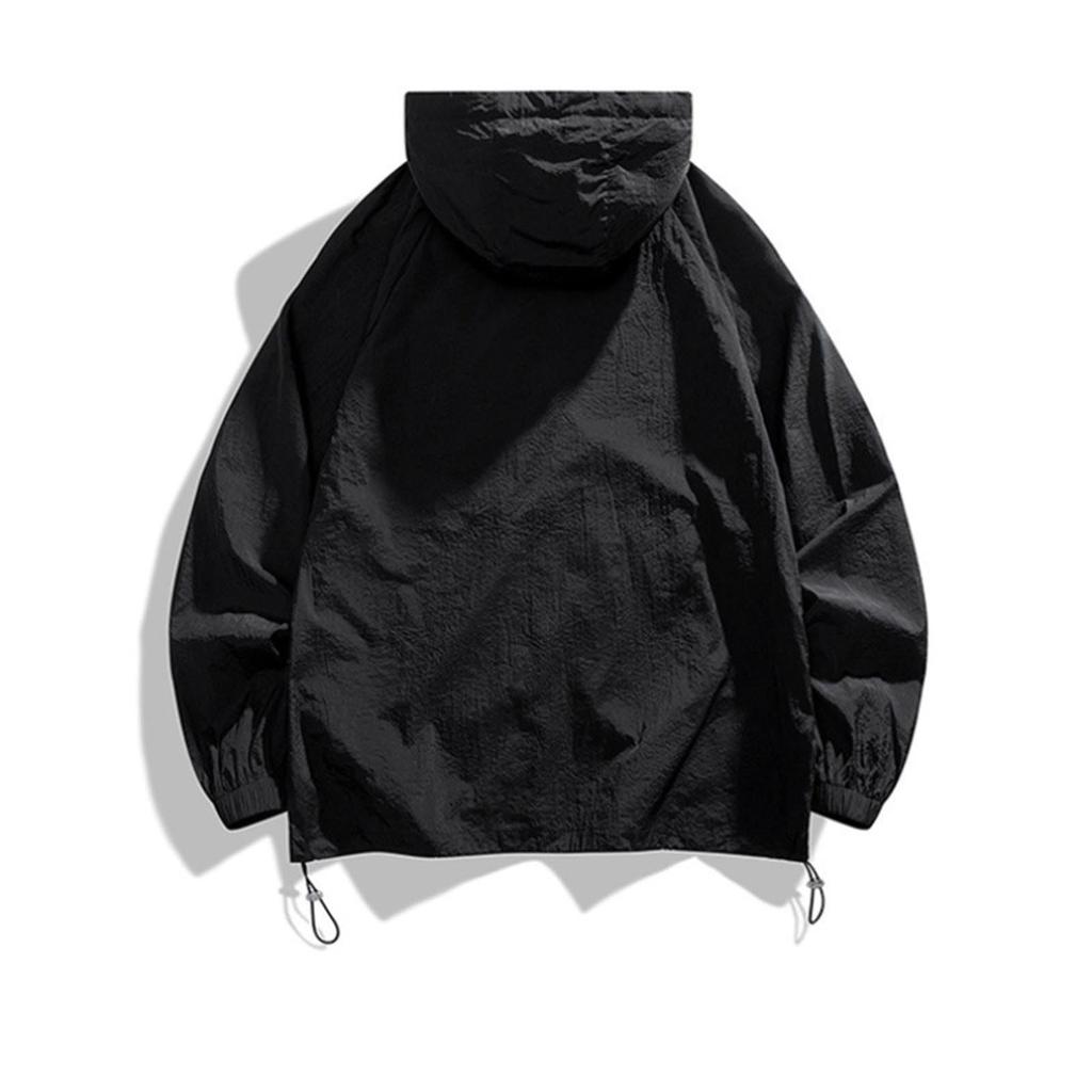 Ladies' Pure-color Sunscreen Clothing, Light And Thin, Trendy And Fashionable, Summer All-match Hooded Jacket