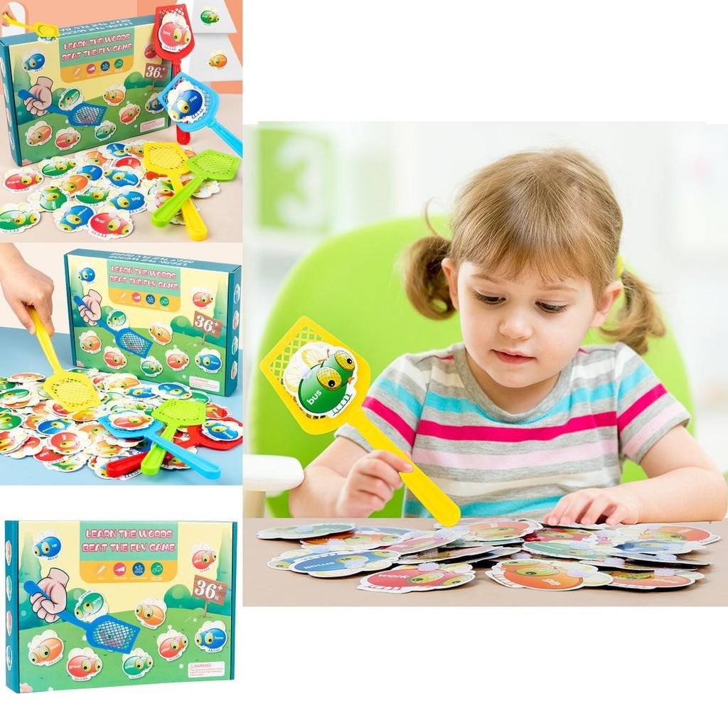 Learning Flashcard Game For Kids With Fly Swatting Fun Educational Toy For Early Development