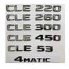Embleme Spate Cromate Nume Portbagaj pentru Mercedes Benz Clasa CLE CLE53 CLE260 CLE280 CLE300 CLE350 CLE400 CLE450 4MATIC HZ9