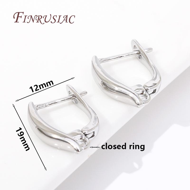 18K Gold Plated Anti-Allergy Earring Hooks Basic Copper Earwire Fastener Accessories For DIY Women's Earring Making Supplies