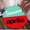 1Pc Aprilia racing Circular Print Rug - home decoration Carpet For Living Room Bedroom Flooring Computer Chair Area Rug