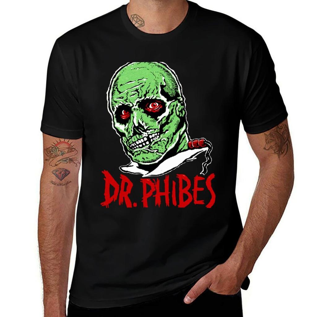 Dr Phibes Tshirt Funny T Shirts Cotton Tshirt