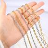 Stainless Steel Gold Chain for DIY Jewelry: Necklace & Bracelet Fashion Accessory