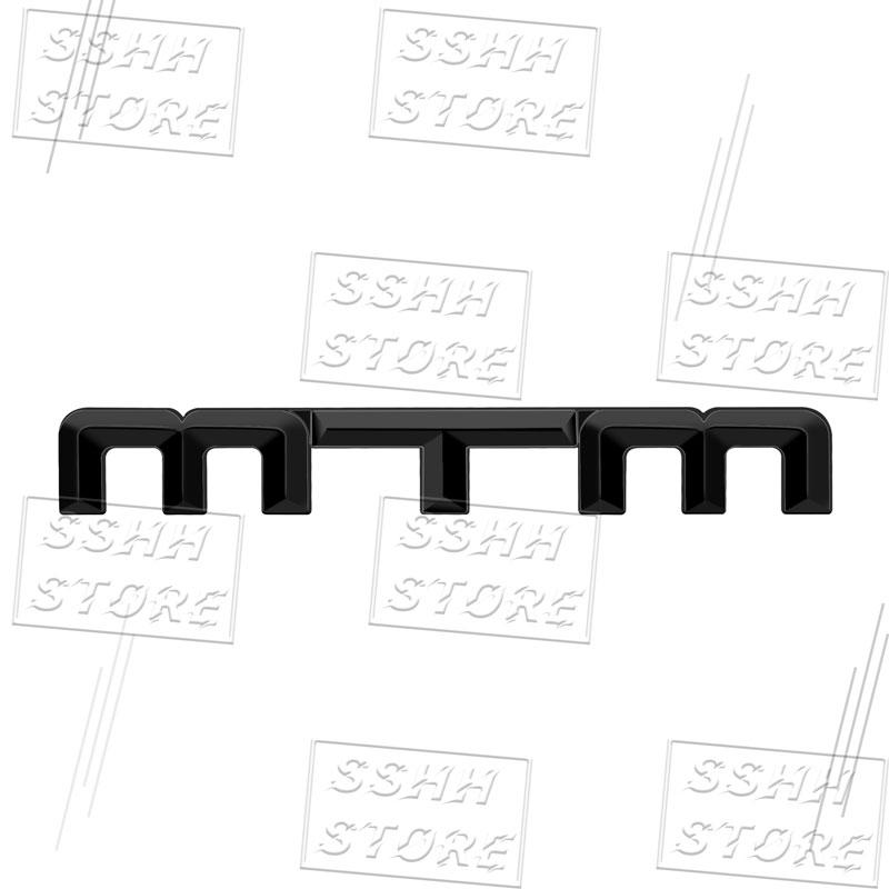 1Pc 3D Metal MTM Logo Front Grille Emblem Sticker For VW Golf Passat Jetta Touareg Tiguan RS5 RS4 RS6 Rear Tail Trunk Bumper Decor