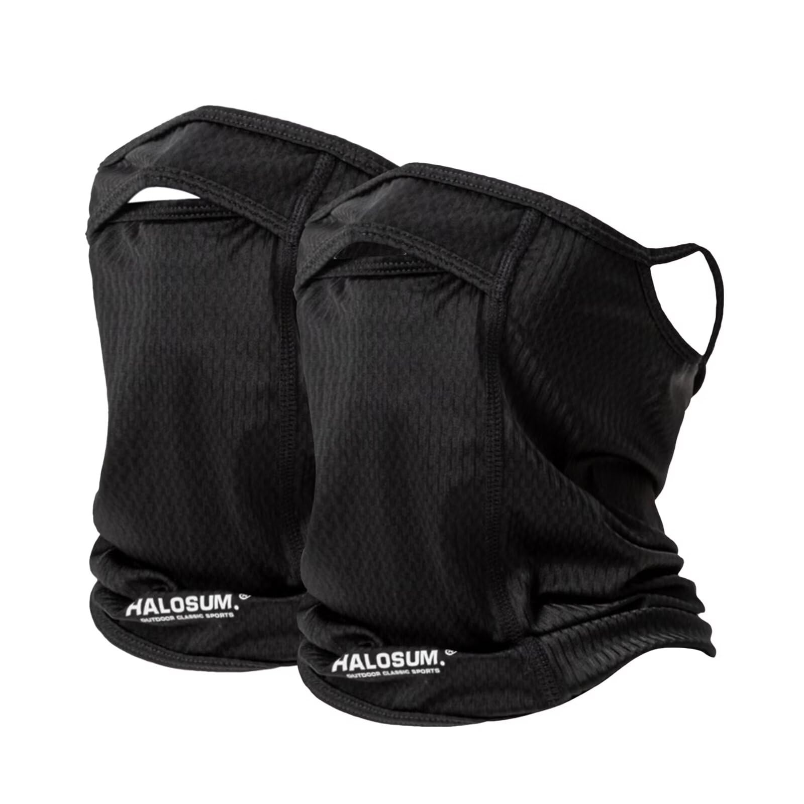 

LEZOOY Face Cover, Neck Guard, Summer, UPF50+, Cooling Sensation, Opening Design, Sweat Absorbent, Quick 2 pieces чёрный