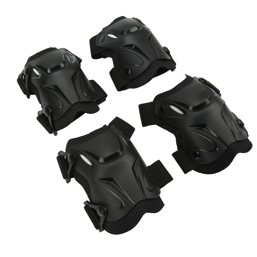 Knäskydd Armbågsskydd Skydd Justerbara Stötdämpande Ergonomiska Utomhussäkerhetsmaterial för
