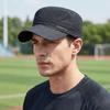 Fashion Mesh Flat Top Hat Solid Color Adjustable Flat Peaked Cap Quick Drying Lightweight Men’s Sun Hat Outdoor