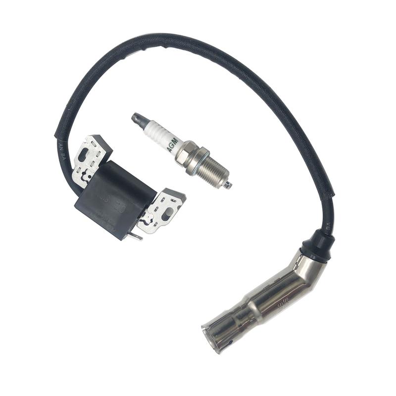Ignition Coil 595304 with Sparkplug For B&S 17HP 17.5HP 799650 592841 795315 For Poulan Craftsman MTD Mower