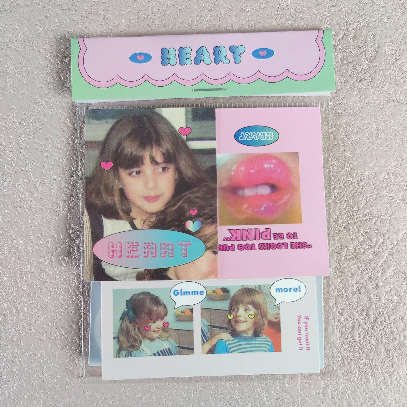 Korean-Style AMU Sticker & Polaroid Card Pack, Popular Instagram Journal Set