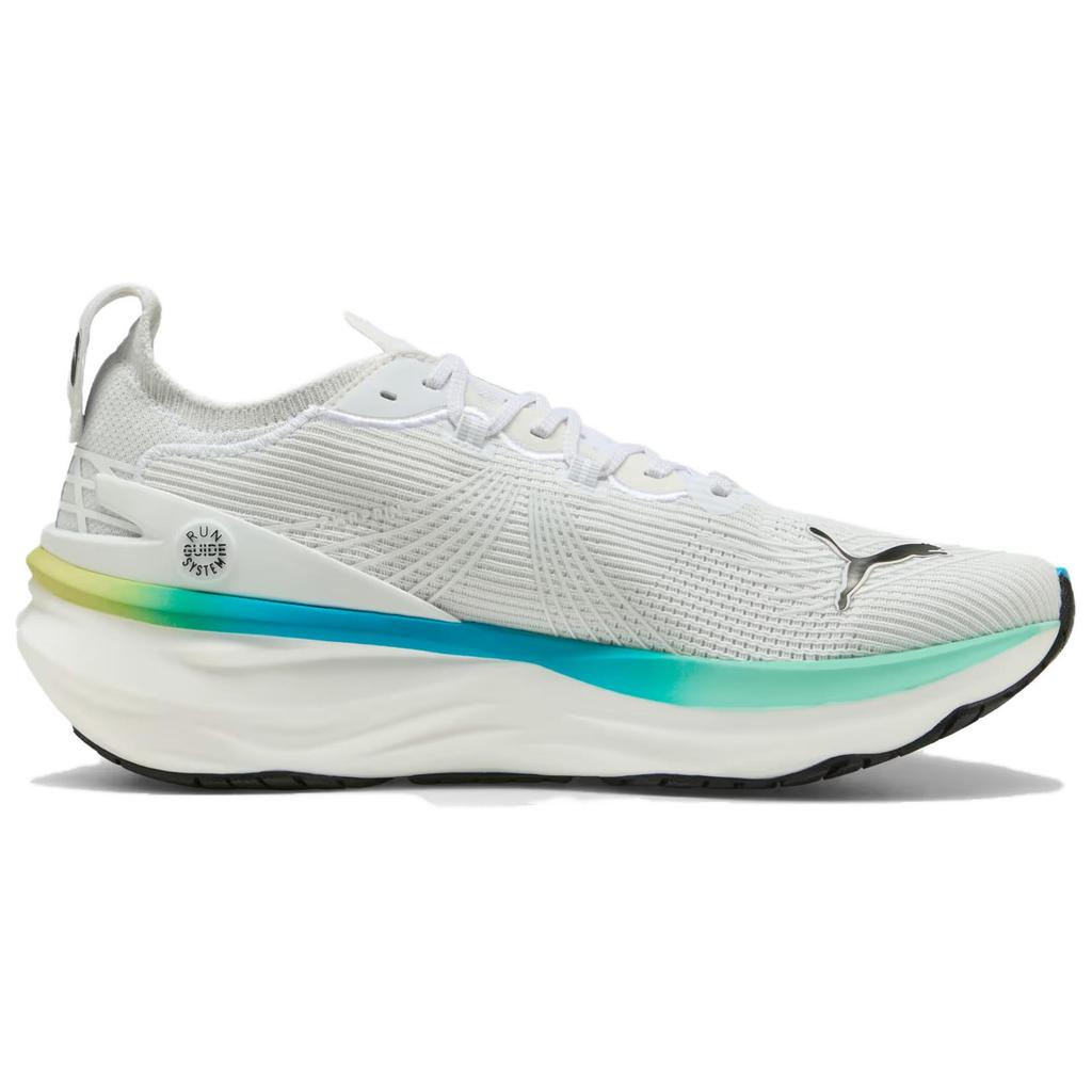 New PUMA ForeverRun NITRO™ II Abrasion Resistant Low Top Casual Running Shoes Men's White Blue 310109-19