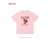 Unisex American Retro Hong Kong Style Strawberry Print T-Shirt - Summer Loose Fit