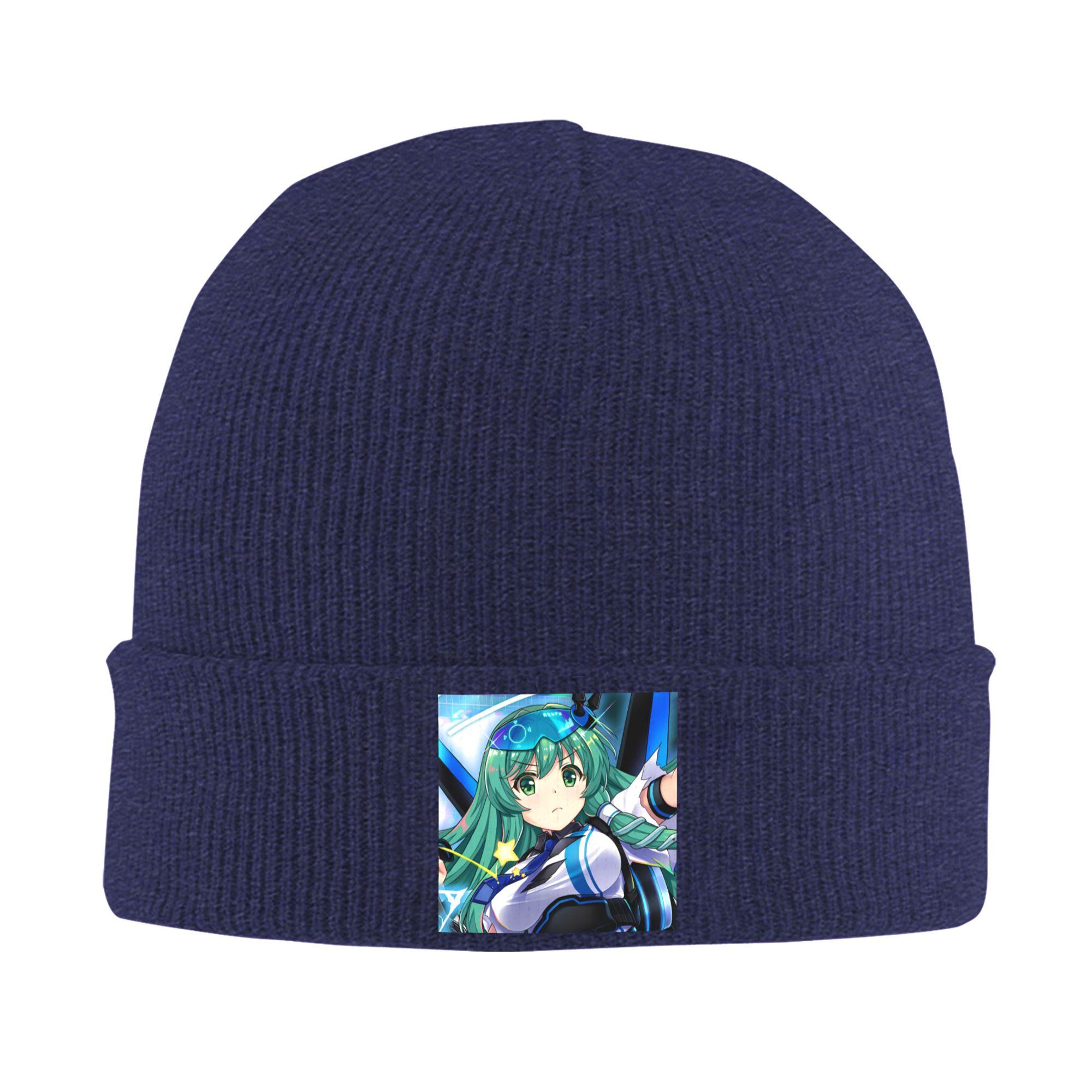 

Kochiya Sanae Anime Manga Bonnet Hats Beanie Hats Winter Custom Knitted Hat Retro Female Male Hippie Thermal Elastic Cap One Size