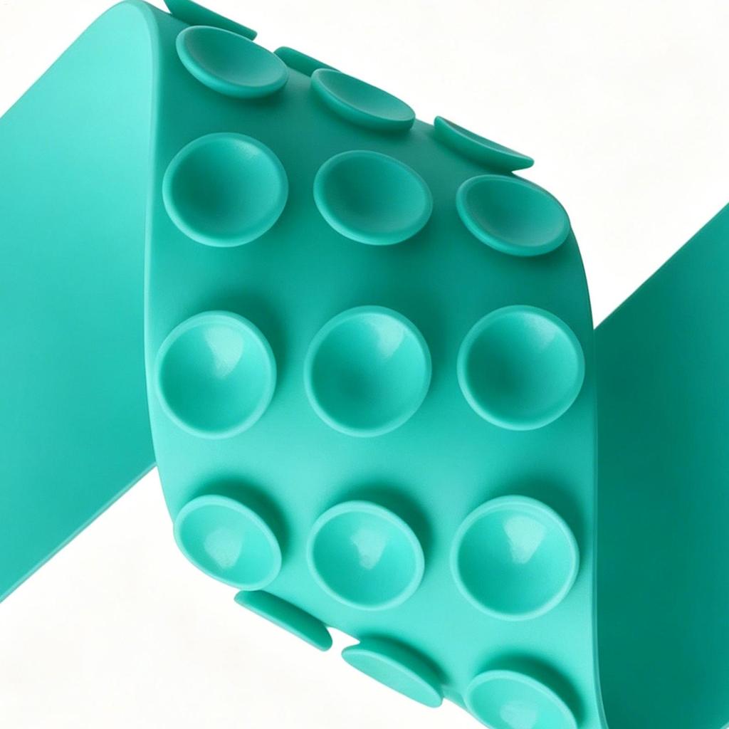1pcThaw Belt Silicone Reusable Suction Cup Tie Meat Thaw Tool Defroster Tool For Food Fruit Fish Home Kitchen Restaurant Counter