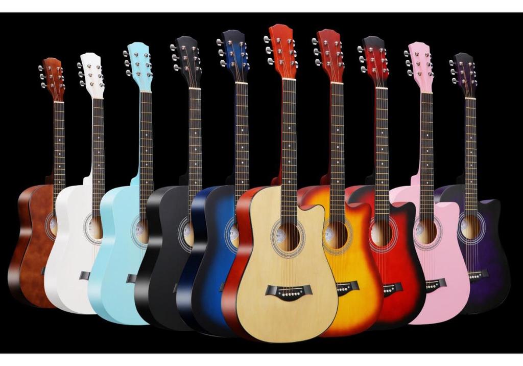 38-inch/41-inch Beginner Folk Guitar for Students and Universal Practice