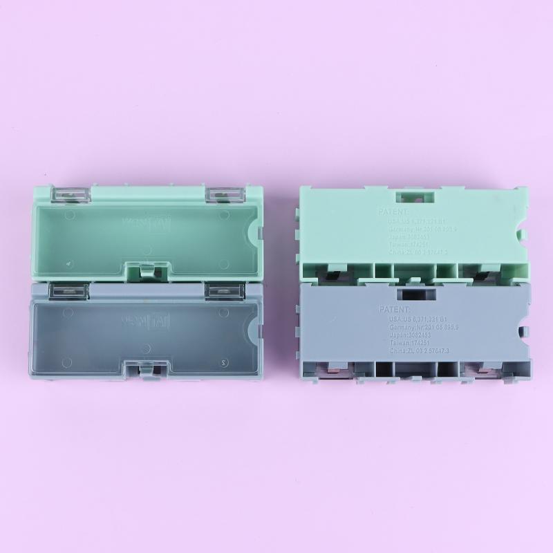 5Pcs For Smd Smt Electronic Box Electronic Components Small Screws Nuts Washers Container Mini Splicable Plastic Storage Boxes