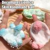Decompression Ball, Stress Relief Milk Ball Noisy Ball Soft Toy Toy, Plastic Vacuum Ball Decompression Ball Adult