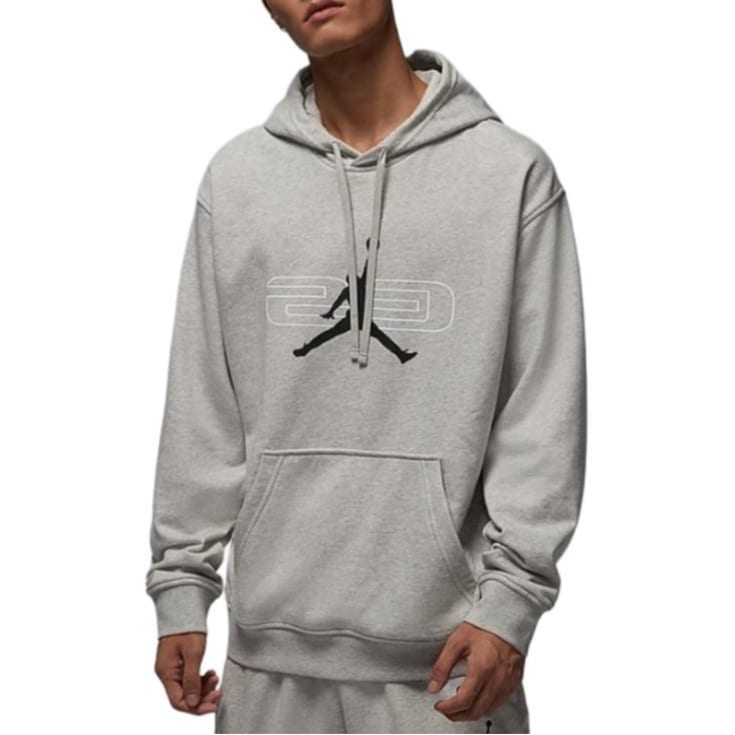 Jordan Sweatshirts Men's Gray Hooded Moderate HQ8695-084